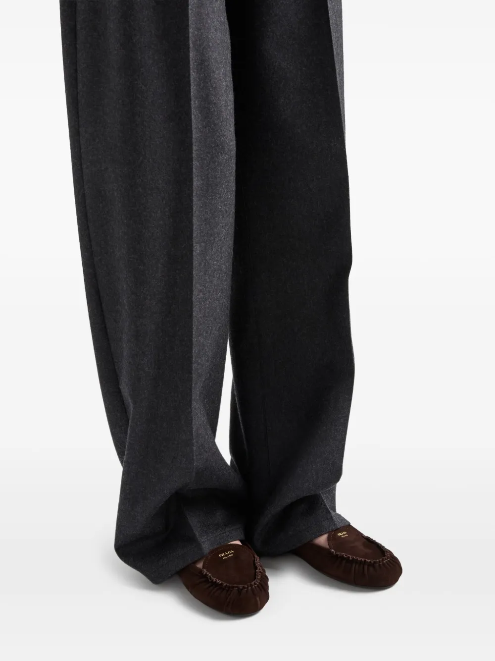 Prada suede loafers Brown
