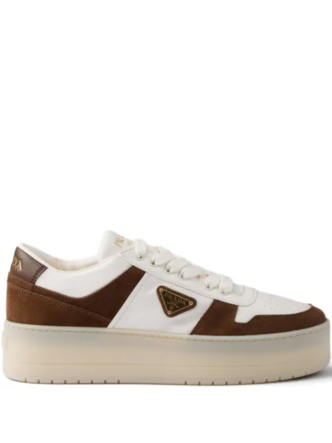 Prada Downtown Bold platform triangle-logo sneakers