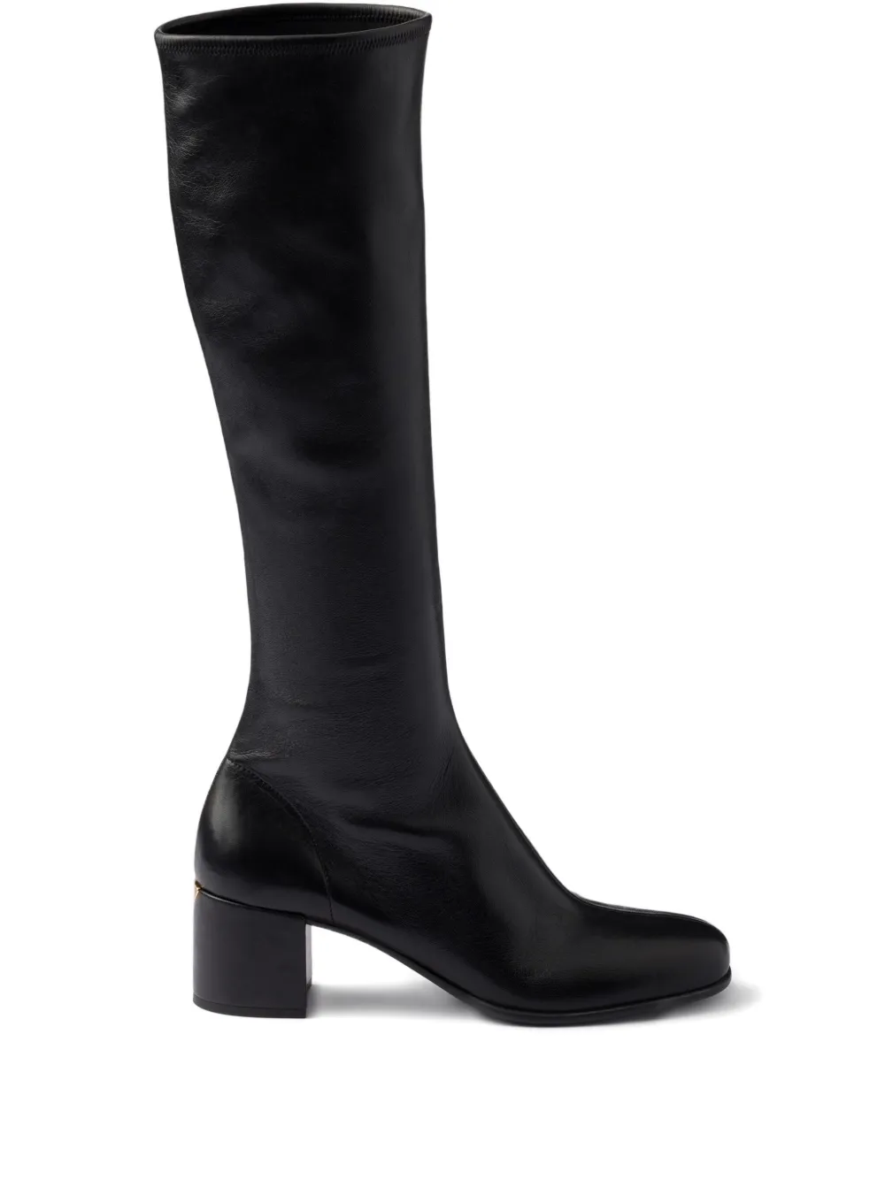 Prada 55mm nappa-leather boots Black