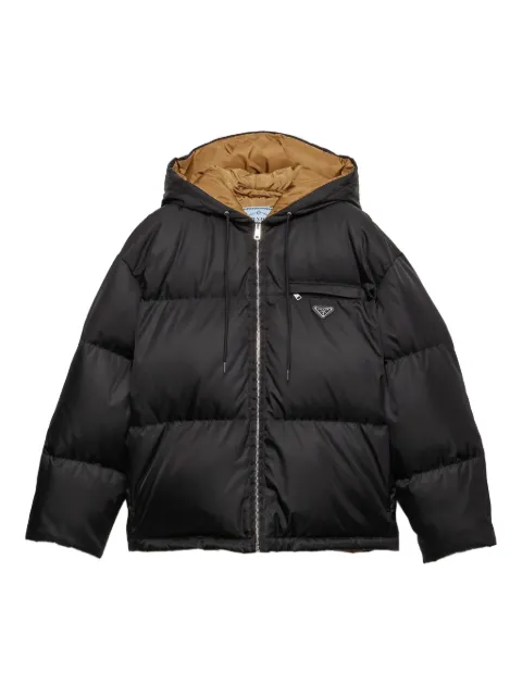 Prada hooded puffer jacket
