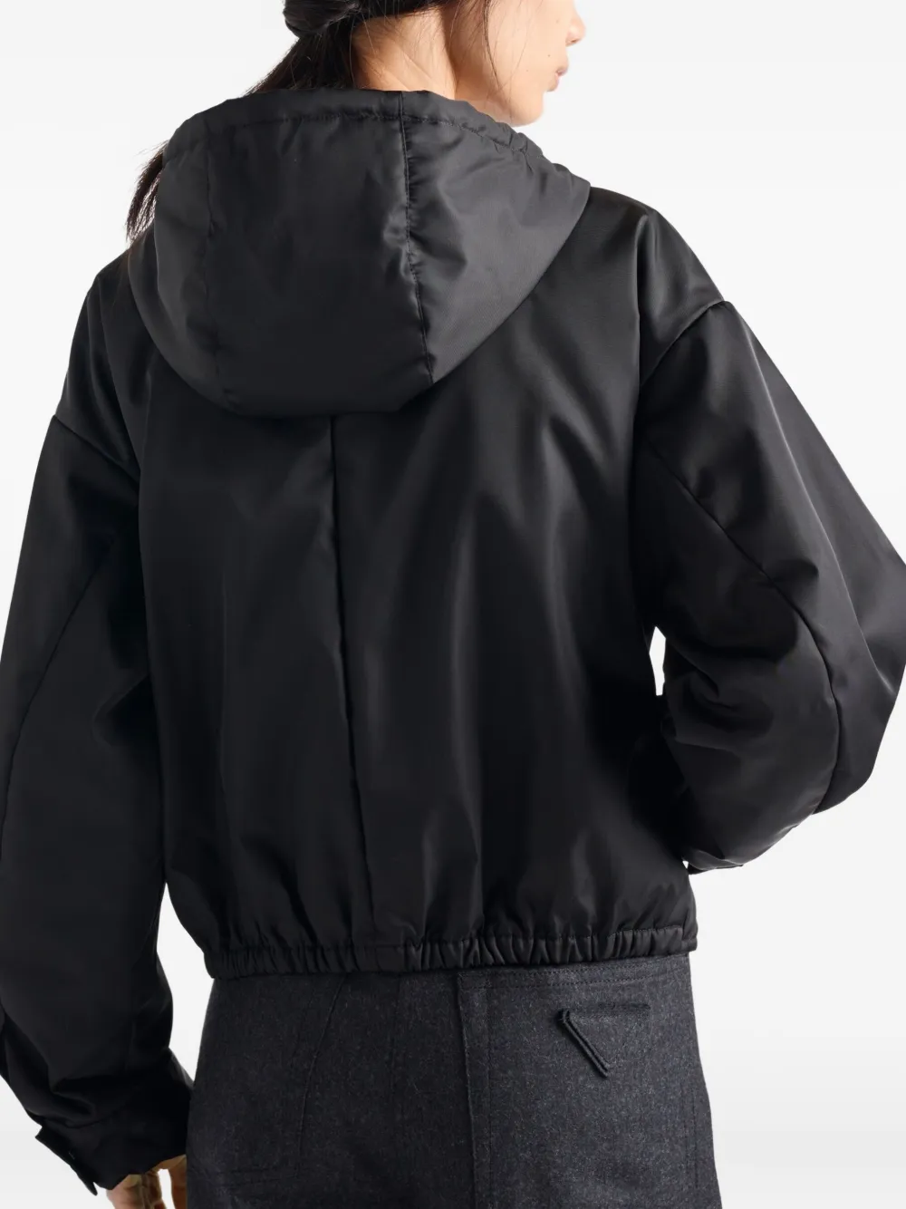 Prada Kapuzenjacke Mit Knopfmanschetten In Multi