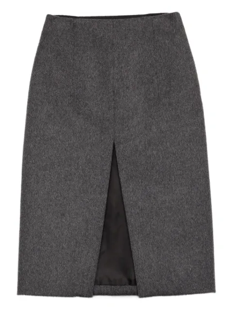Prada falda corta con abertura frontal