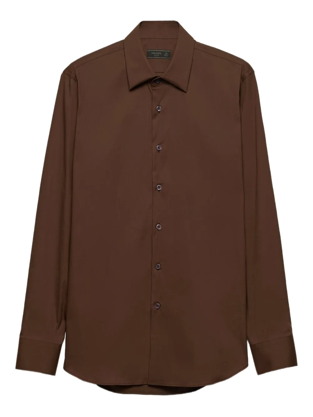 Prada classic-collar cotton shirt