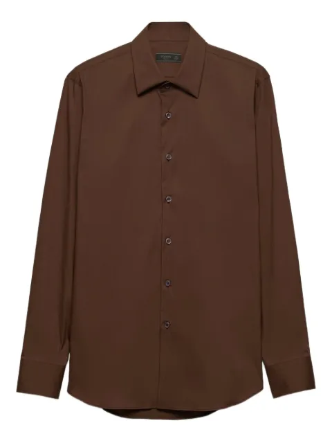 Prada classic-collar cotton shirt