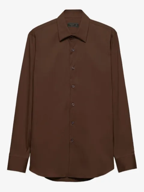 Prada classic-collar cotton shirt