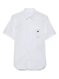 Prada patch-pocket short-sleeve shirt - White