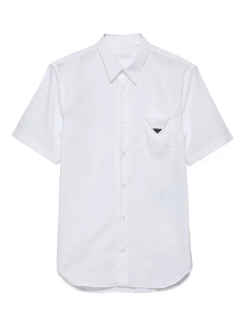 Prada patch-pocket short-sleeve shirt