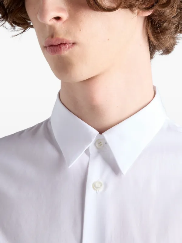 PRADA ホワイトショートスリーブシャツ