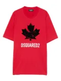 DSQUARED2 KIDS maple leaf-print T-shirt