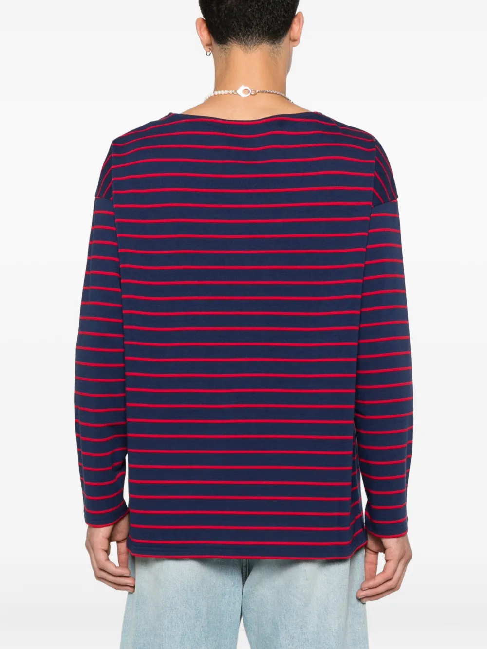 Valentino Garavani Gestreept T-shirt Blauw