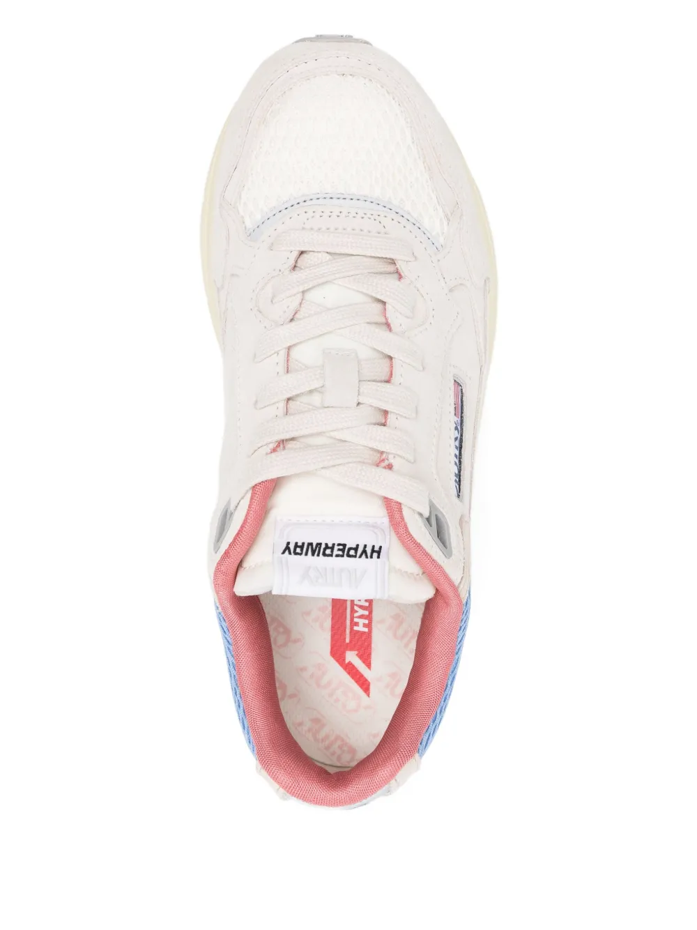 Autry Mesh Panel Trainers In Neutral