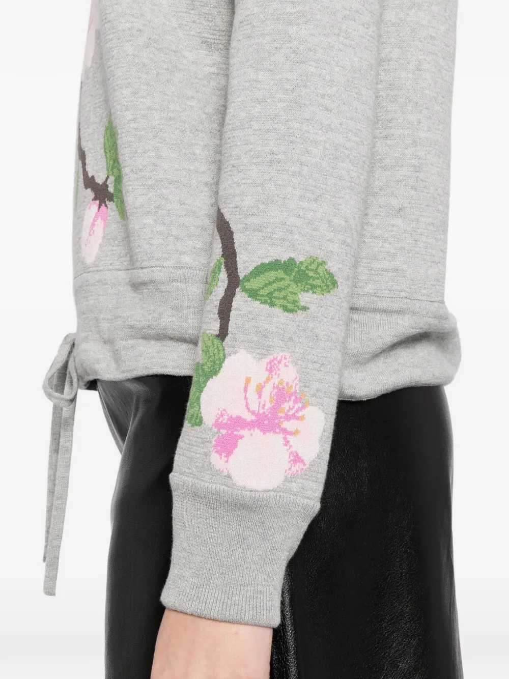 Oscar de la Renta Sweater met grafische print Grijs