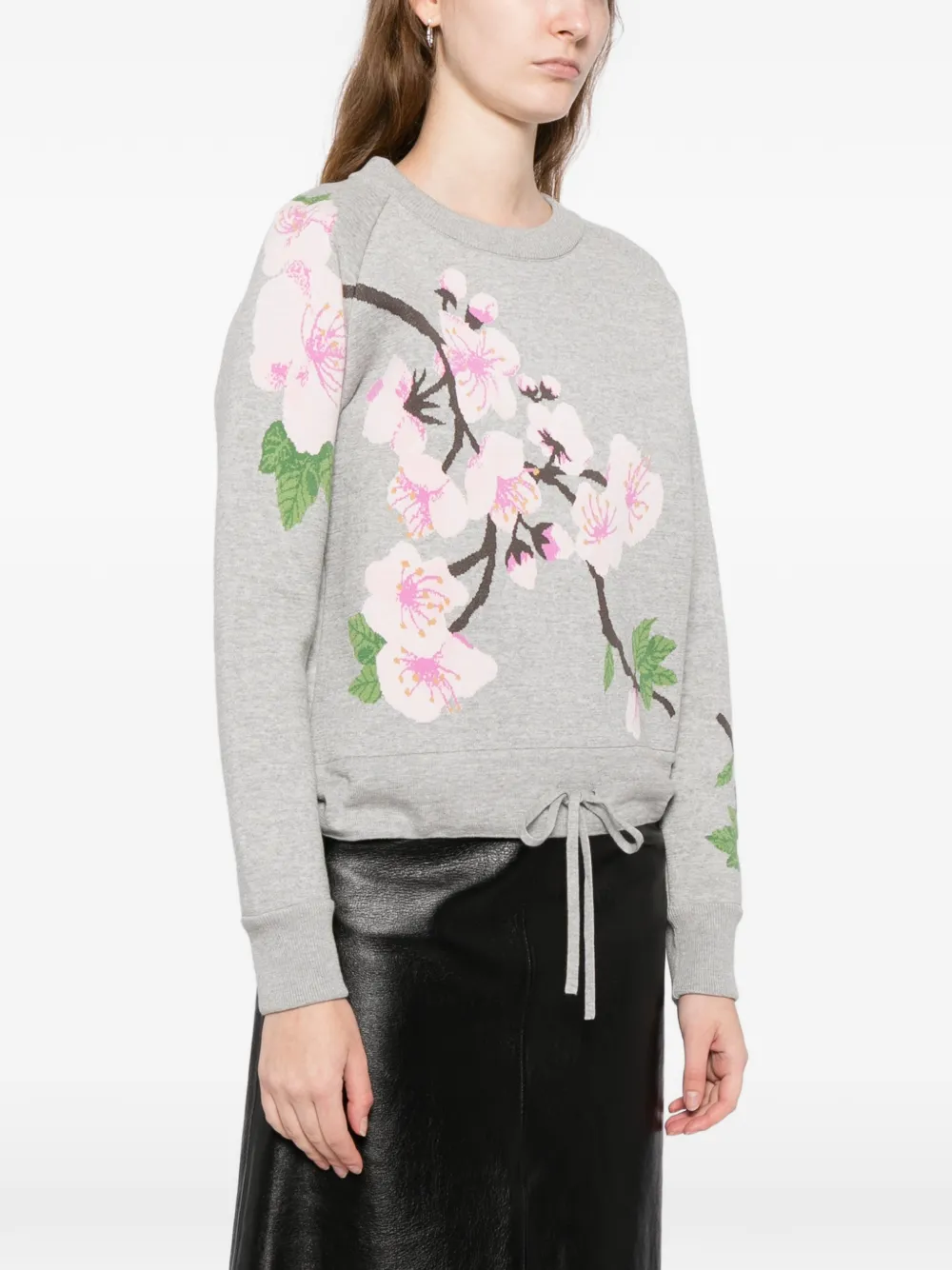 Oscar de la Renta Sweater met grafische print Grijs
