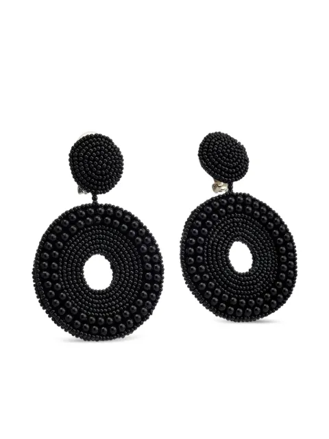 Kenneth Jay Lane boucles d'oreilles à design rond