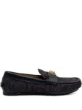 Versace patterned loafers - Black