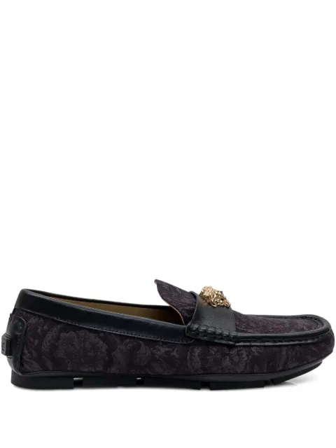 Versace patterned loafers