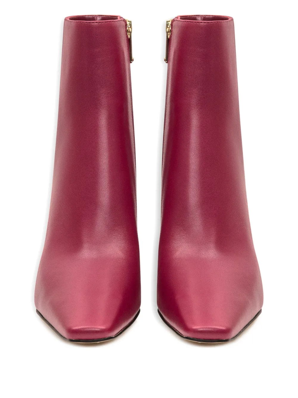 Michael Kors 75mm Elise zip-detail block-heel ankle boots Pink