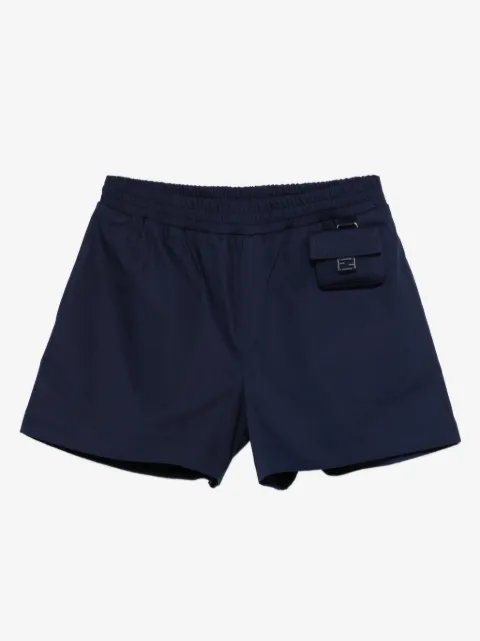 Fendi Kids shorts con pretina elástica