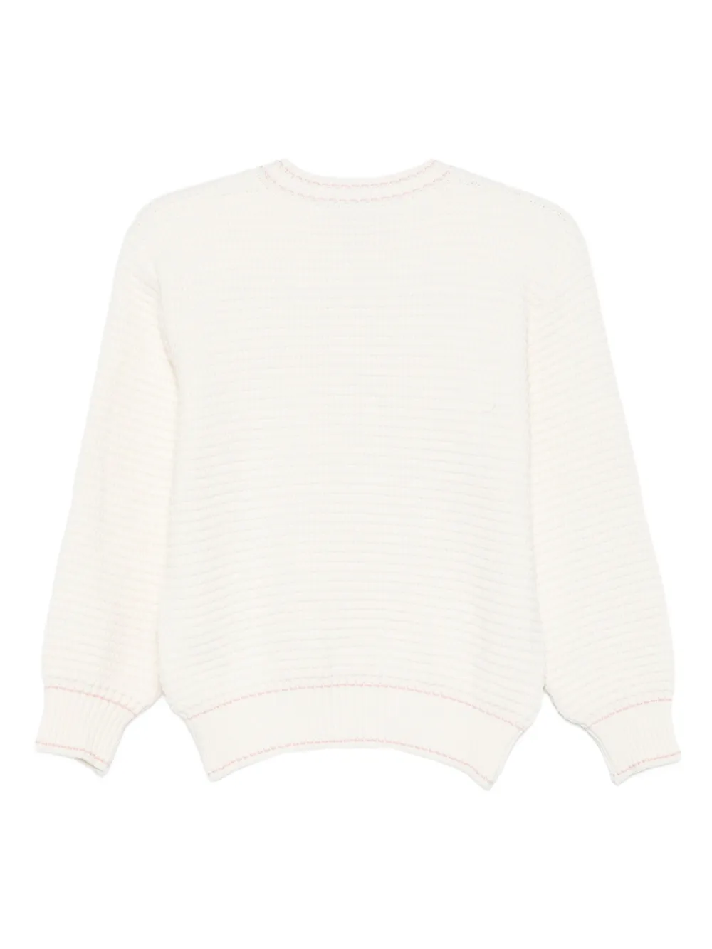 Fendi Kids Trui met geborduurd logo Wit