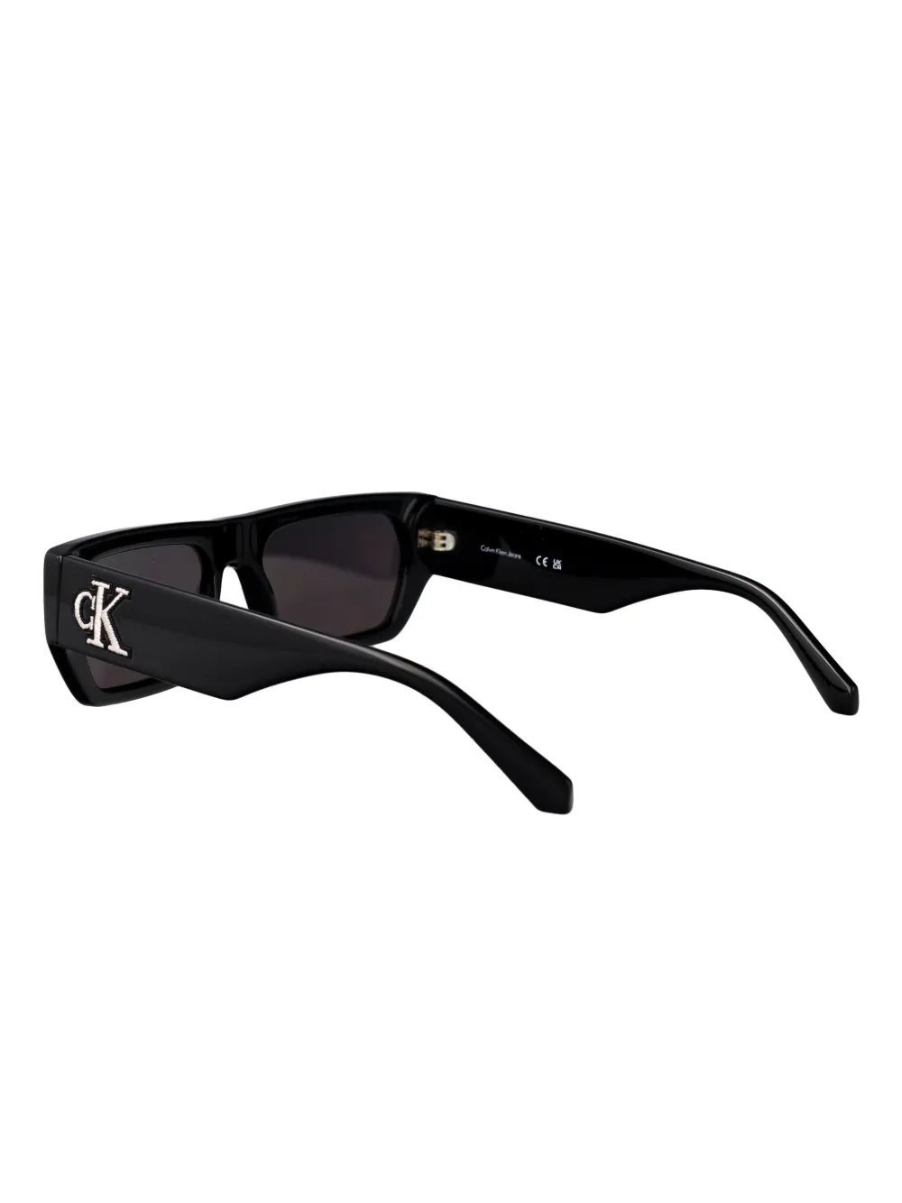 Calvin Klein Jeans rectangle logo sunglasses Zwart