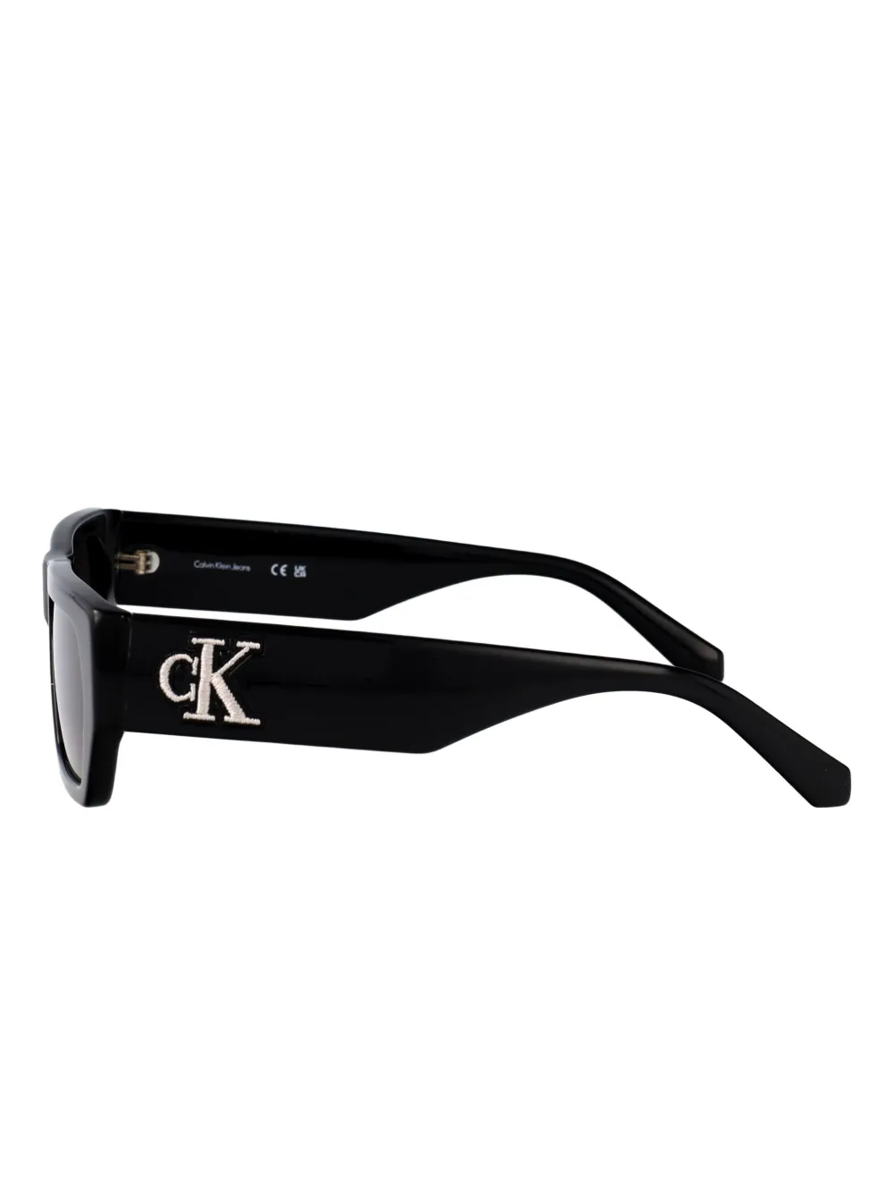 Calvin Klein Jeans rectangle logo sunglasses Zwart