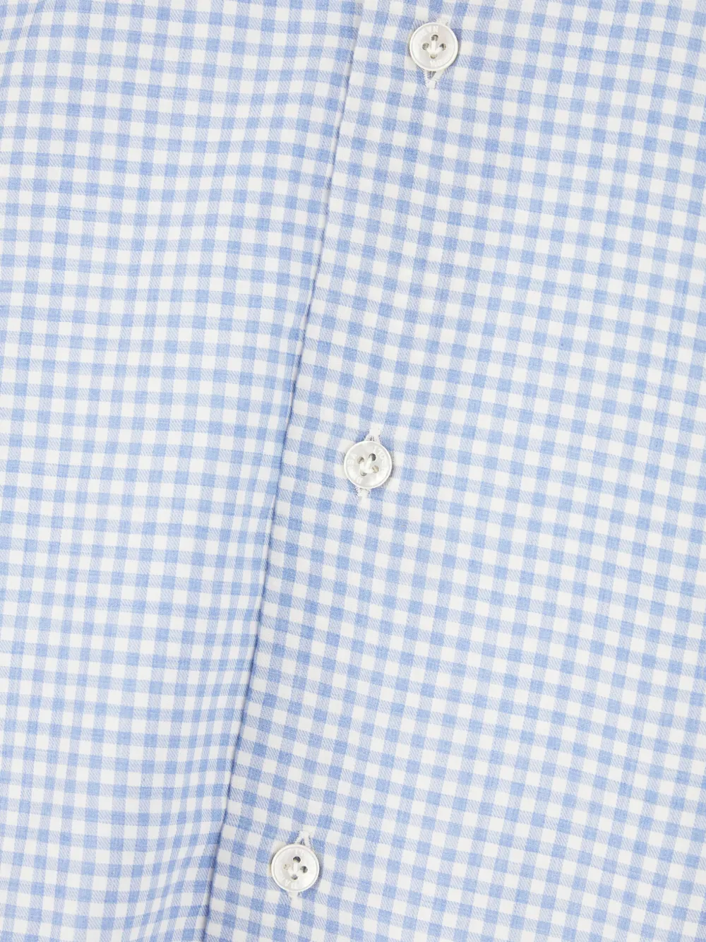 Barba Overhemd met gingham ruit Blauw