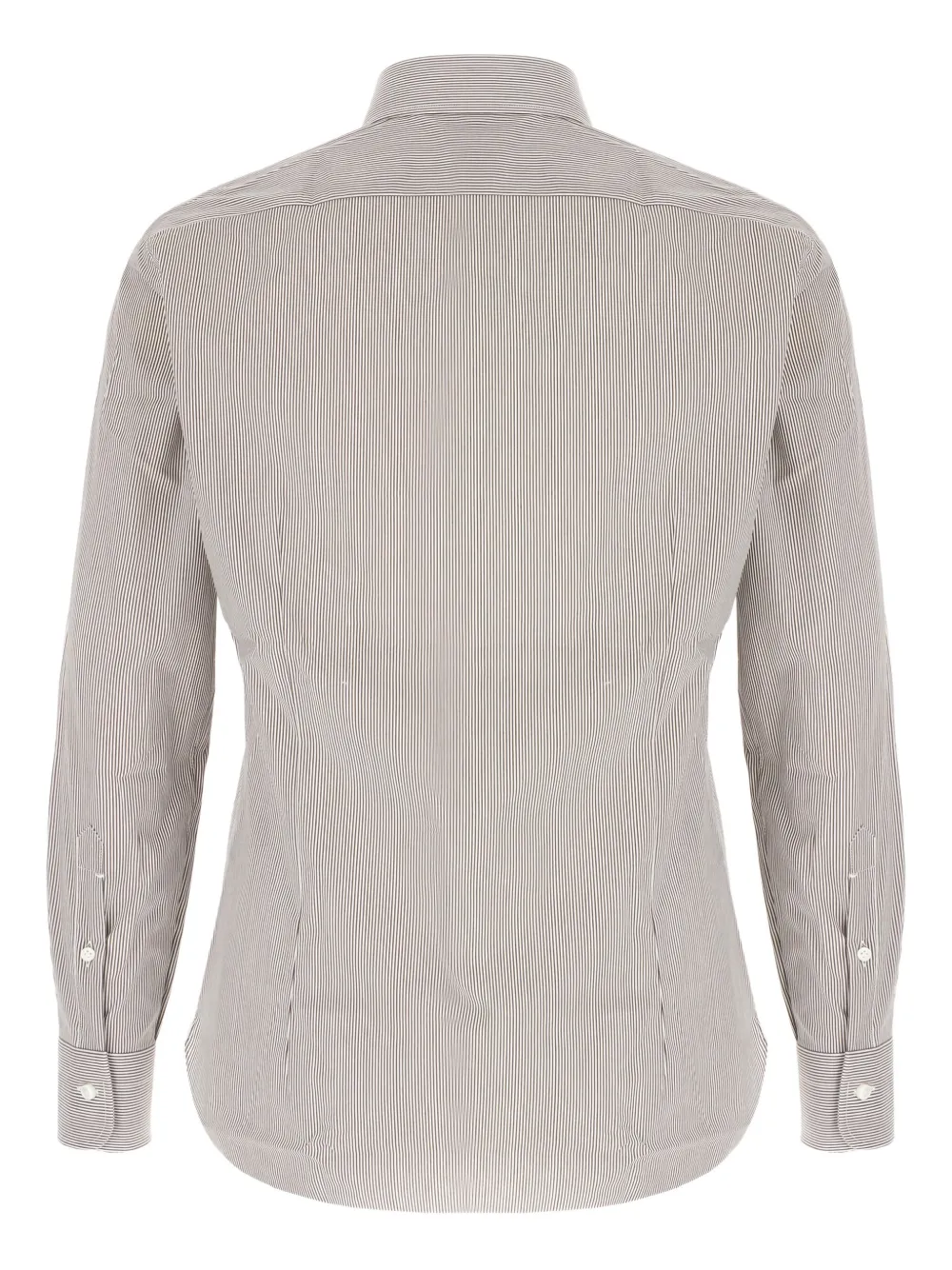 Barba stripe-pattern shirt - Bruin