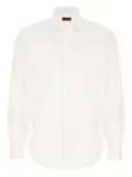 Barba button-cuff cotton shirt - White