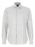 Barba checked button-down shirt - Neutrals