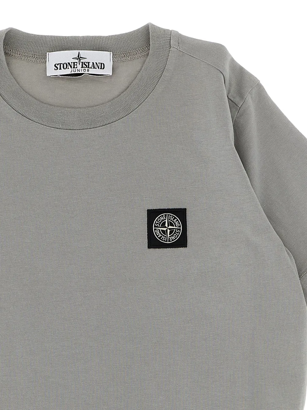 Stone Island Junior Compass-motif T-shirt Grijs