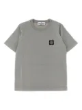 Stone Island Junior Compass-motif T-shirt - Grey