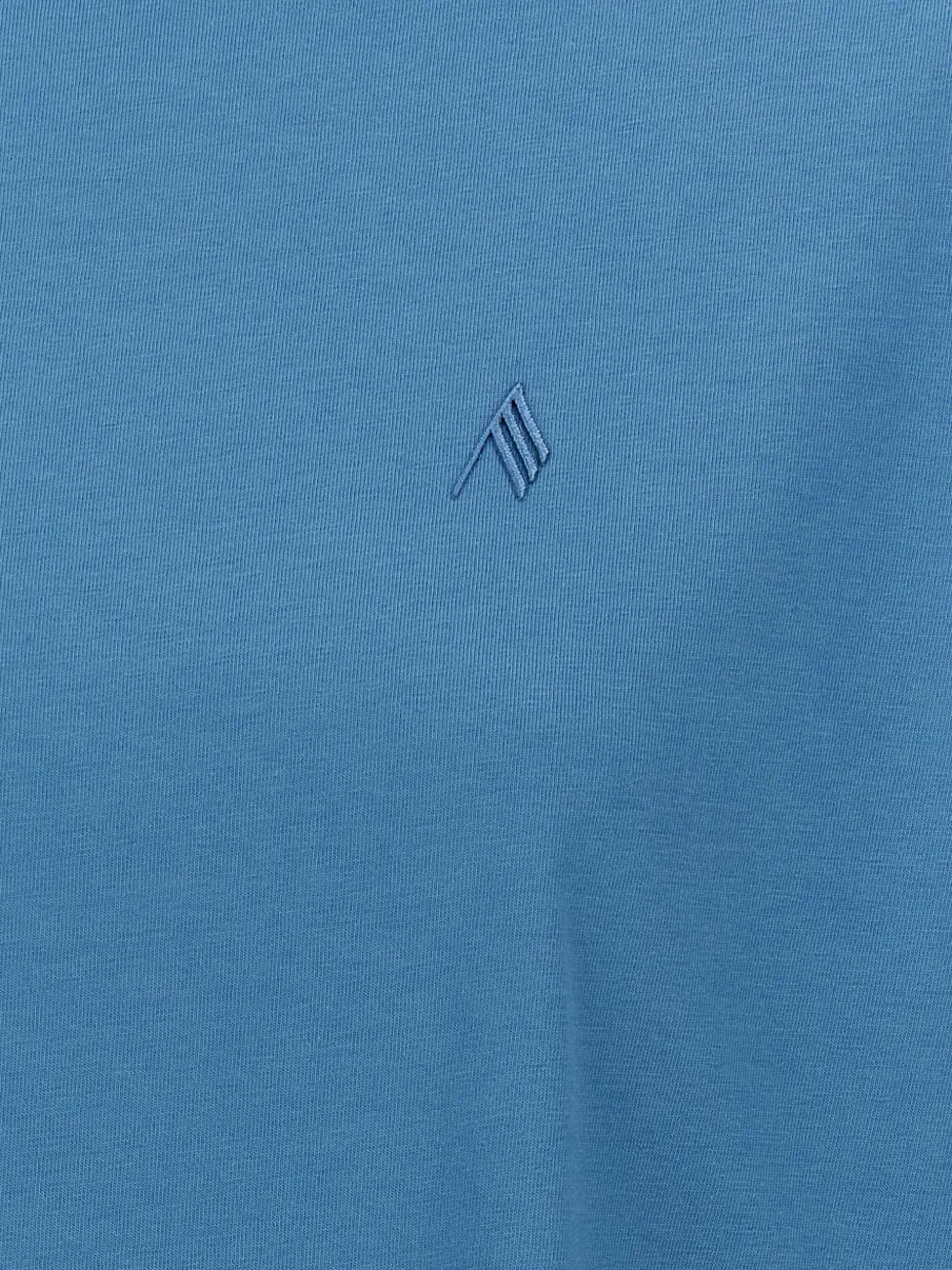 The Attico embroidered crew-neck T-shirt Blauw