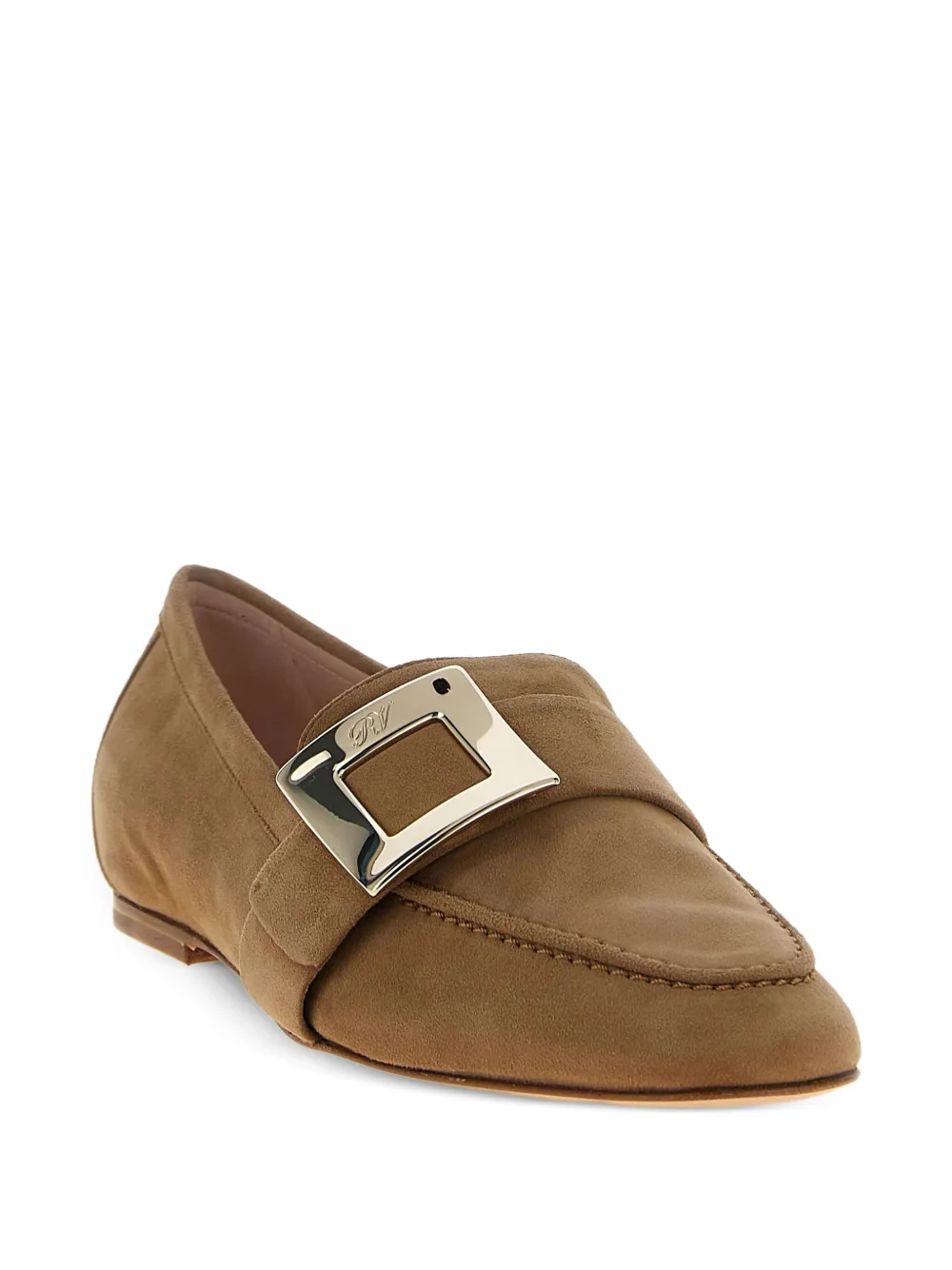Roger Vivier buckle-strap suede loafers | Image 2