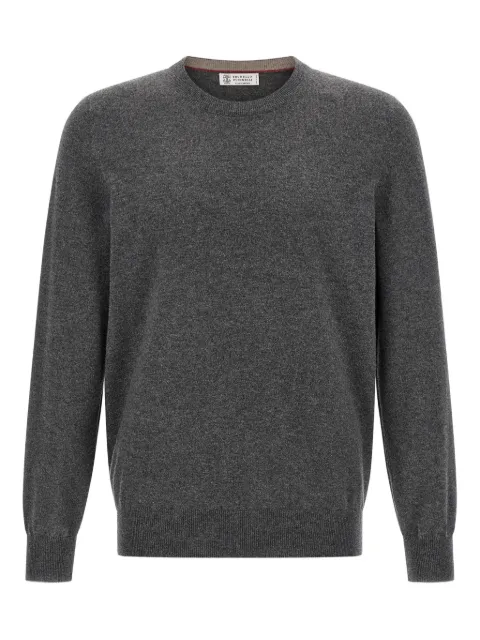 Brunello Cucinelli Suéter de cashmere decote careca