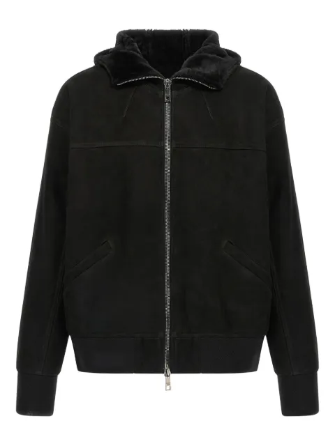 Giorgio Brato hooded leather jacket