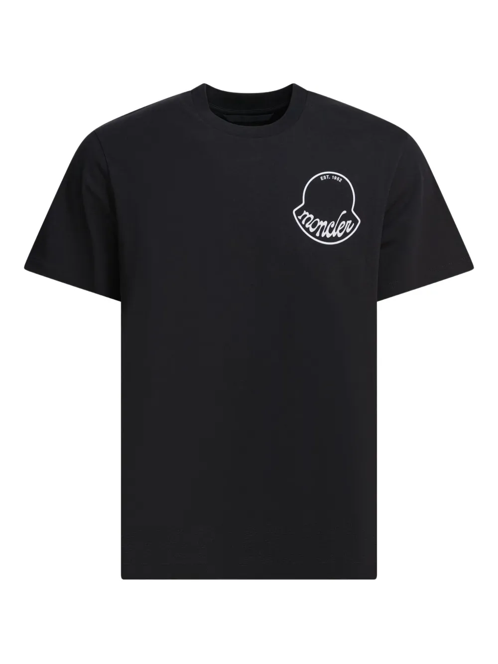 Moncler Logo-print Cotton T-shirt In Black