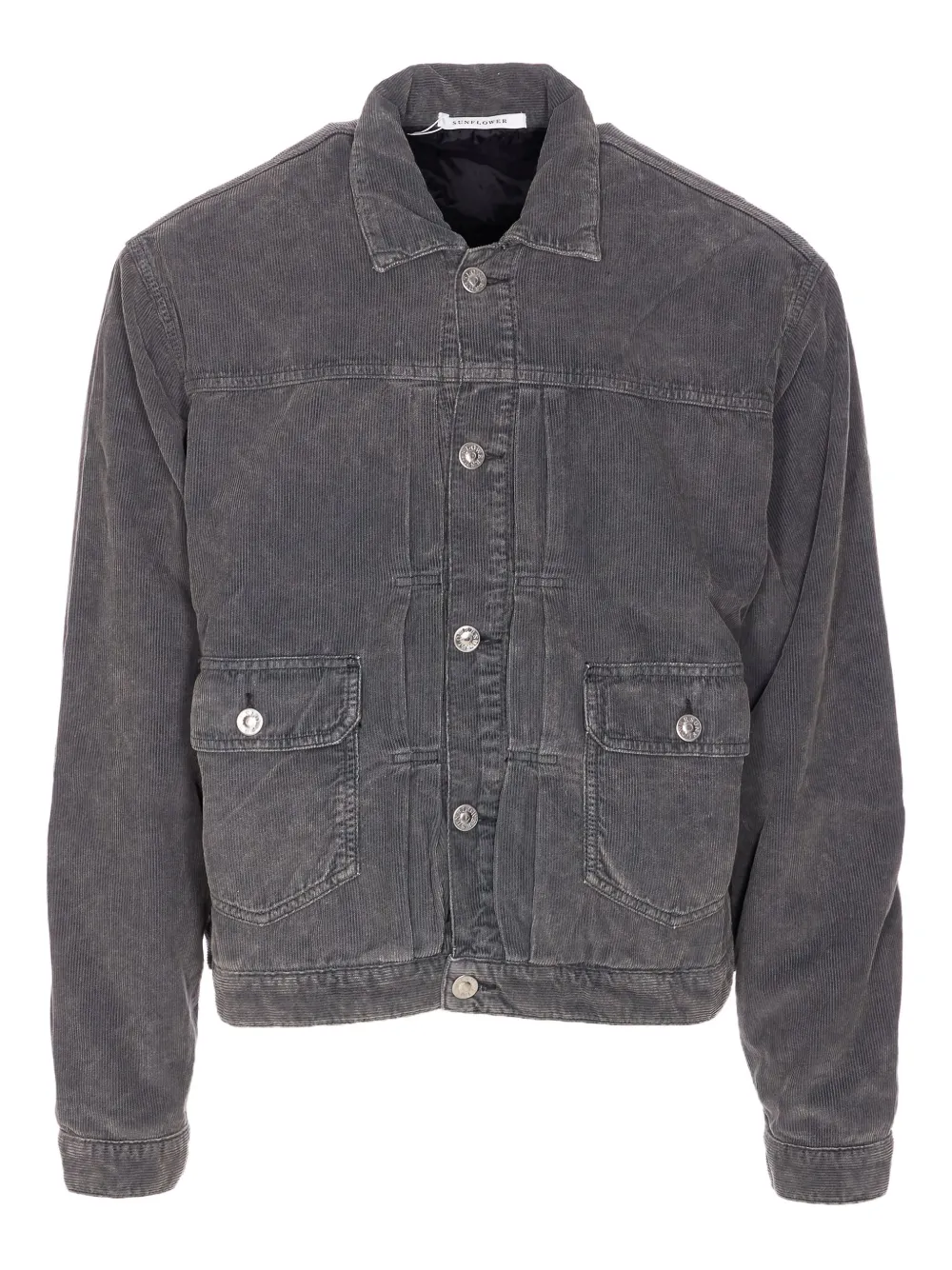 Sunflower button-fastening jacket | Grey | Image 1