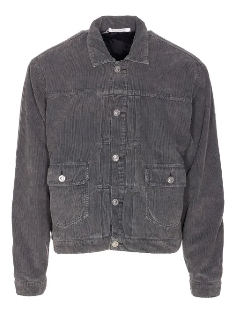 Sunflower button-fastening jacket