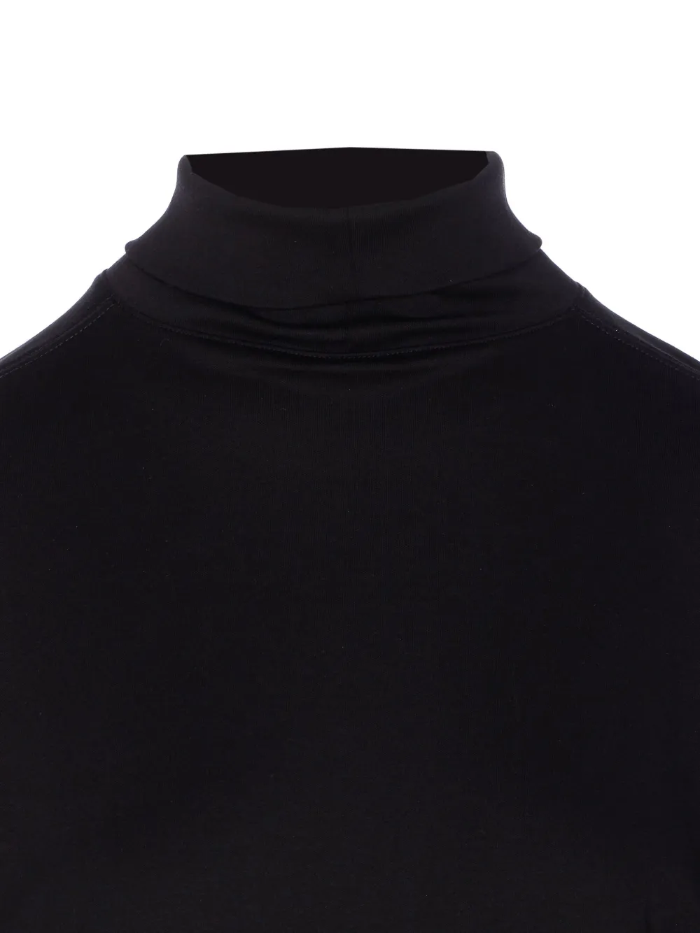 LEMAIRE Top met col Zwart