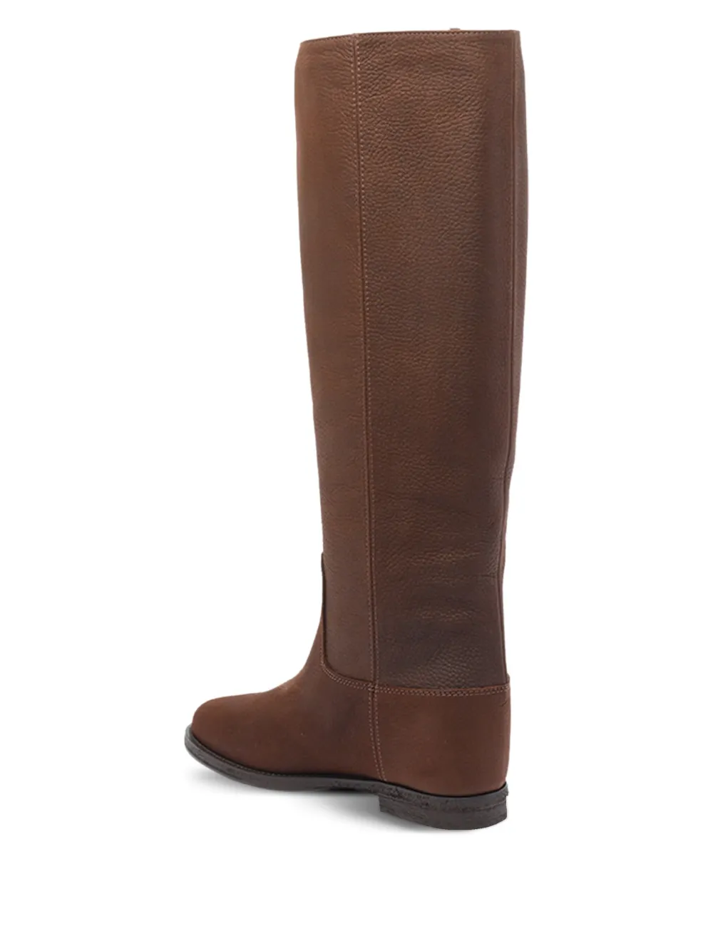 Via Roma 15 leather boots Brown