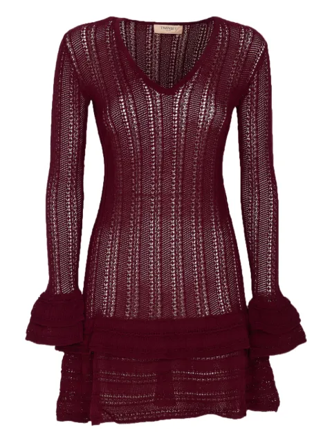 TWINSET v-neck knitted dress