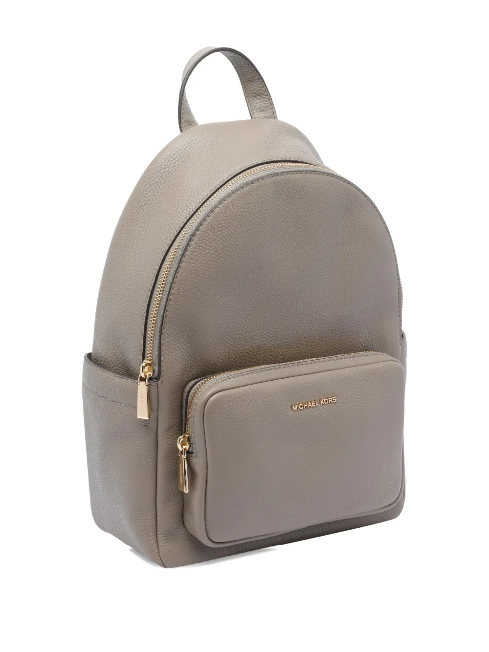 Michael Kors Tanner leren rugzak met ritszak Beige
