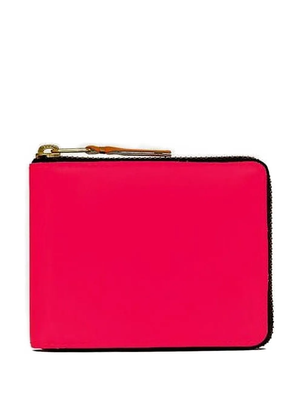 Comme Des Garçons Leather Wallet In Pink