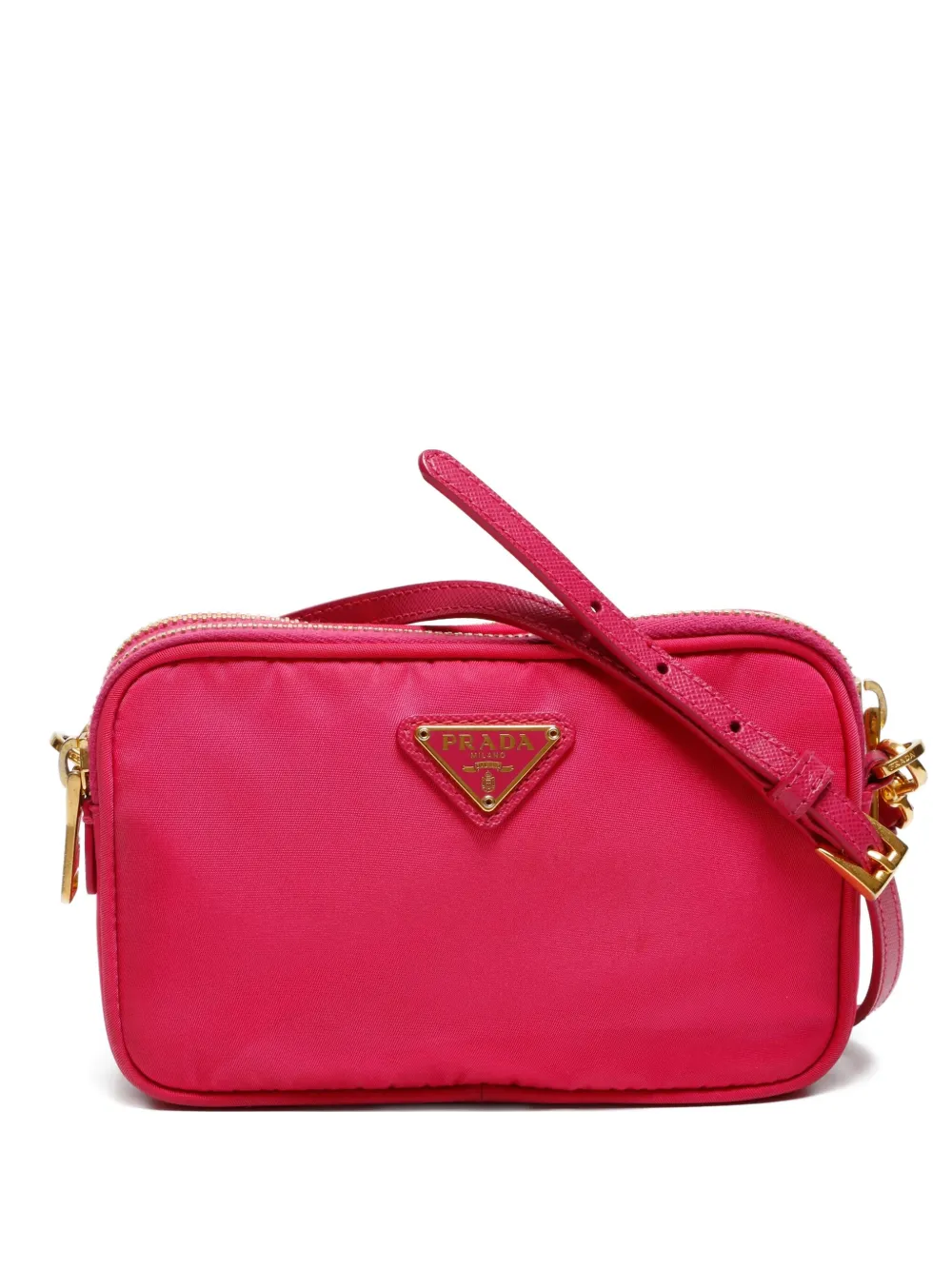 Pre-owned Prada 2010s Triangle-logo Shoulder Bag