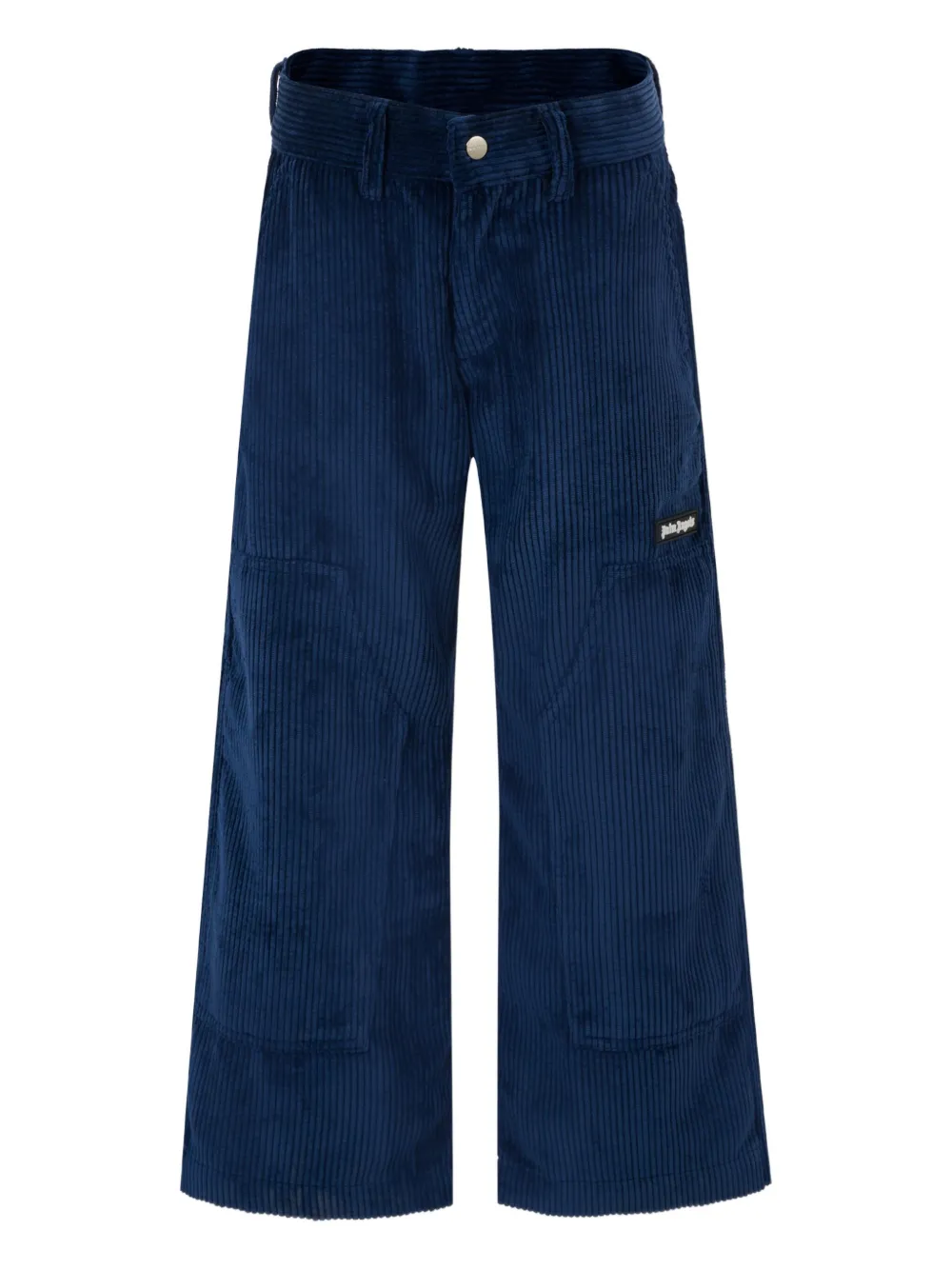 Palm Angels Kids corduroy trousers Blauw