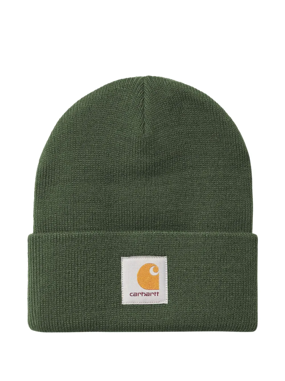 Carhartt WIP ribbed-knit watch hat Groen