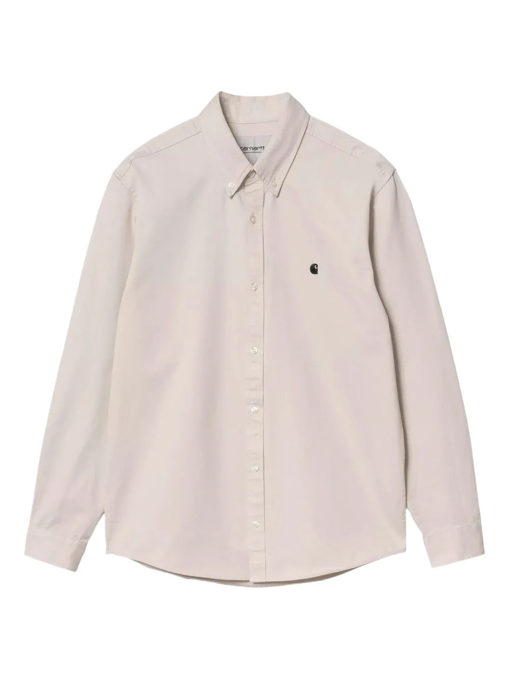 Carhartt WIP button-down cotton shirt Beige