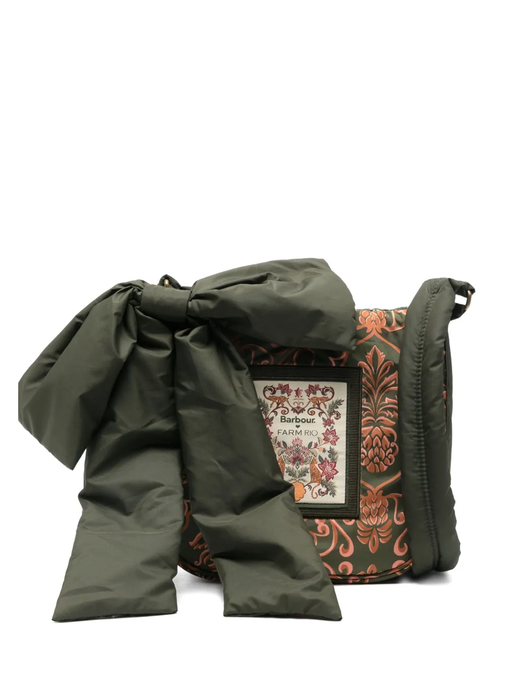 Barbour x Farm Rio Ana Clara cross body bag - グリーン