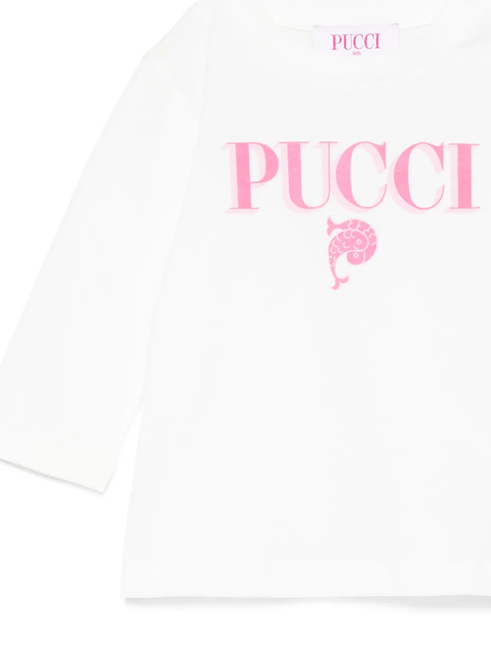 PUCCI Junior T-shirt met lange mouwen Wit
