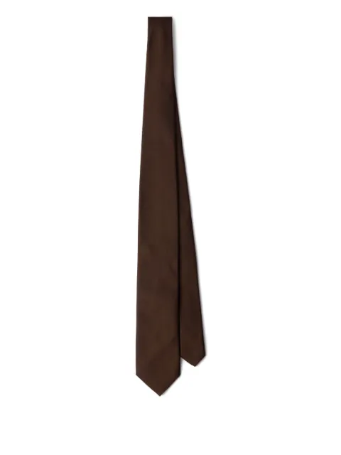 Prada logo-embellished satin tie